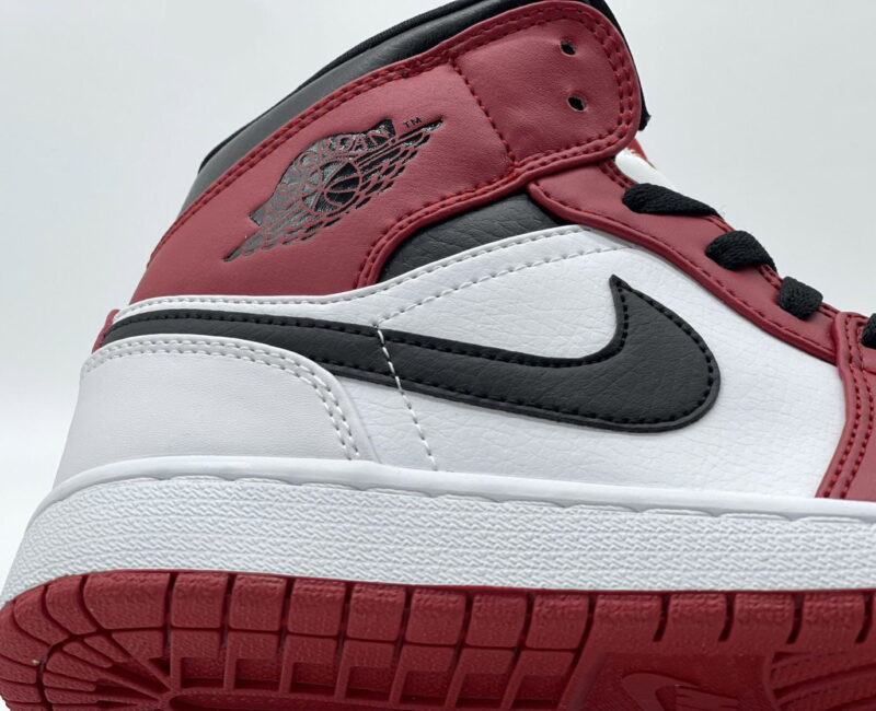 Air Jordan 1 Mid Chicago 'White Toe' rep 1:1