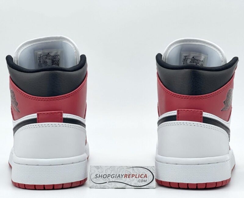 Air Jordan 1 Mid Chicago 'White Toe'