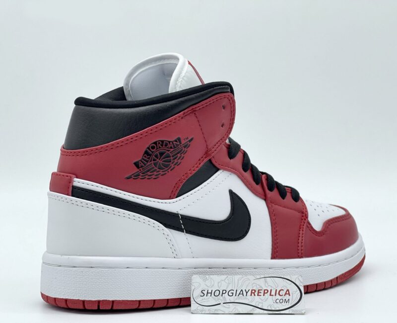 Air Jordan 1 Mid Chicago 'White Toe'