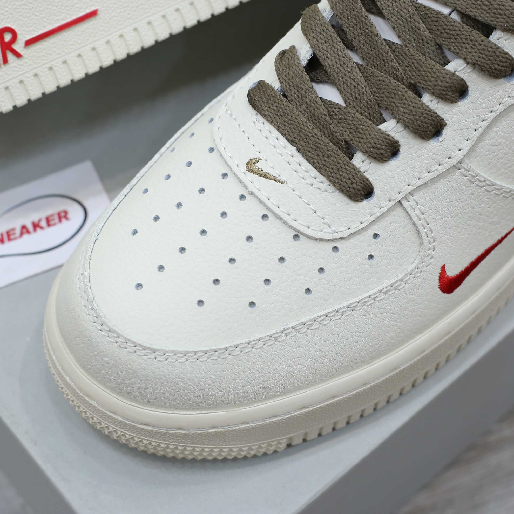 Giày Nike Af1 Low White Brown