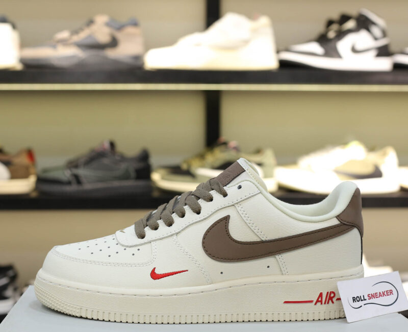 Giày Nike Air Force 1 Low White Brown
