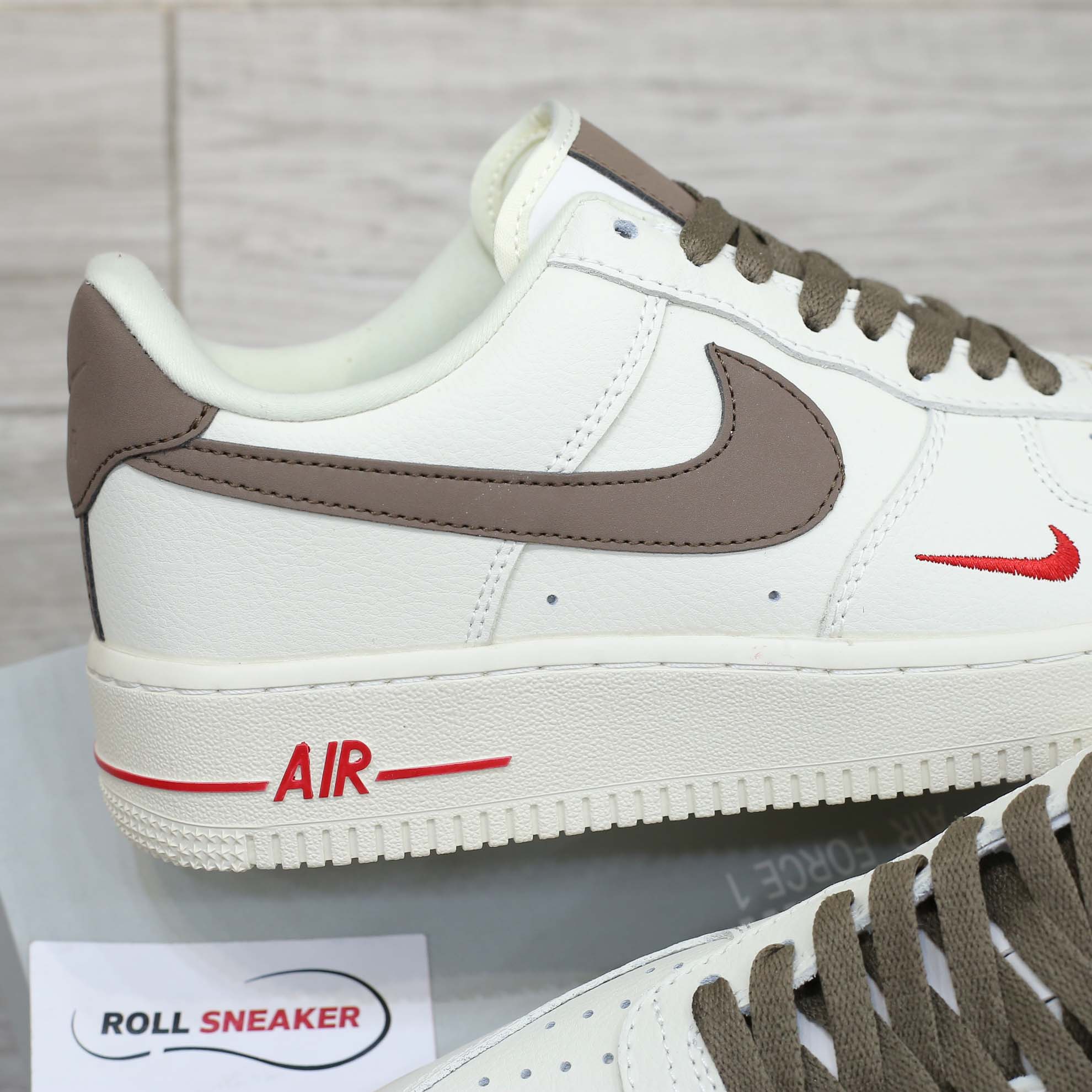 Giày Nike Air Force 1 Low White Brown