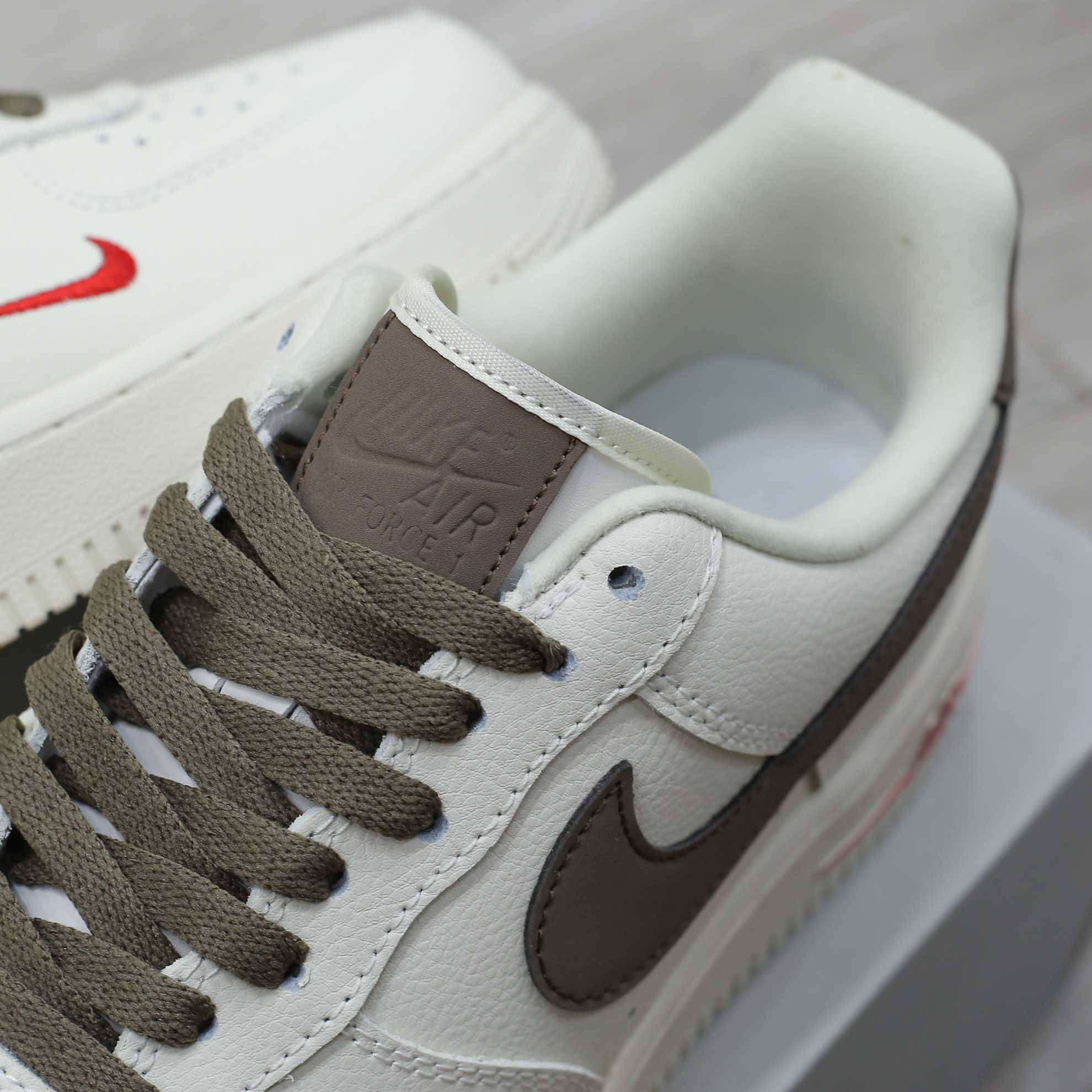 Giày Nike Air Force 1 Low White Brown