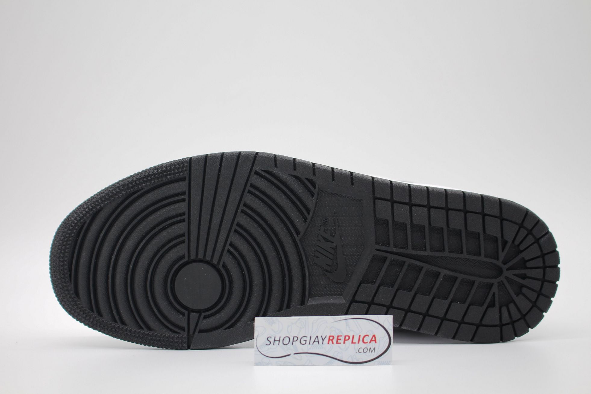 Giày Nike Air Jordan 1 Mid Light Smoke Grey V2 rep 1:1