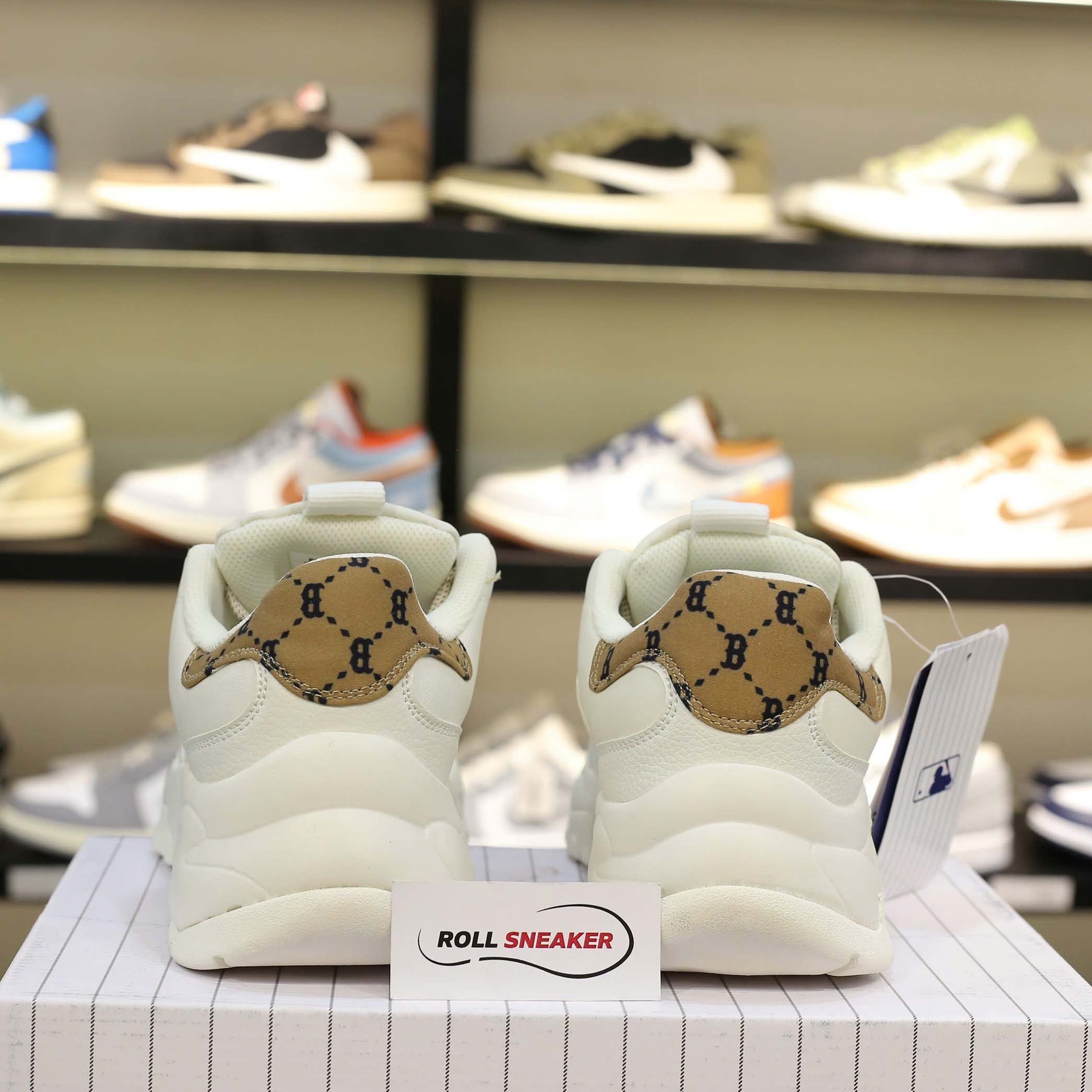 Giày MLB Bigball Chunky Mono Heel Boston Red Sox