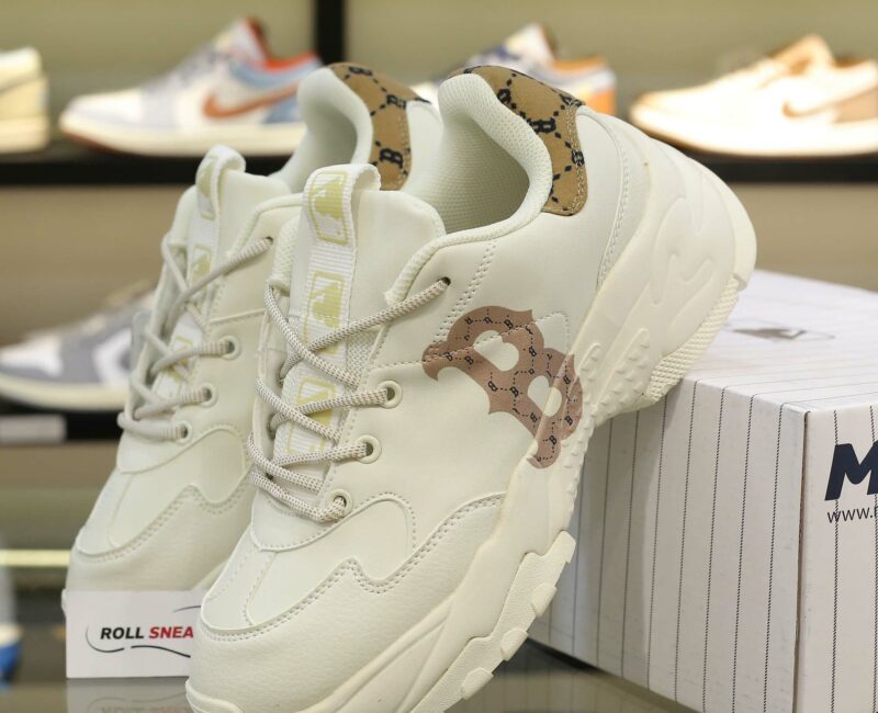 Giày MLB Bigball Chunky Mono Heel Boston Red Sox