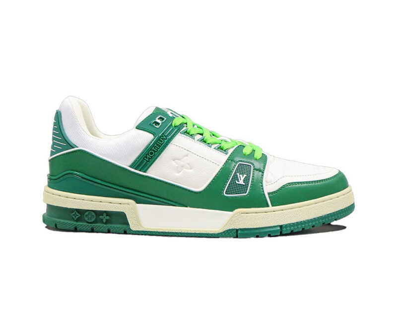 Louis Vuitton LV Trainer Green Like Auth