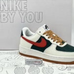 Giày Nike Air Force Af1 Low ID Gucci Cream Green Red Like Auth