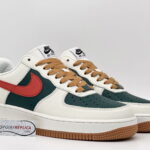 Giày Nike Air Force Af1 Low ID Gucci Cream Green Red Like Auth