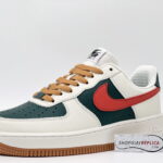 Giày Nike Air Force Af1 Low ID Gucci Cream Green Red Like Auth