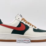 Giày Nike Air Force 1 Low ID Gucci Cream Green Red Like Auth