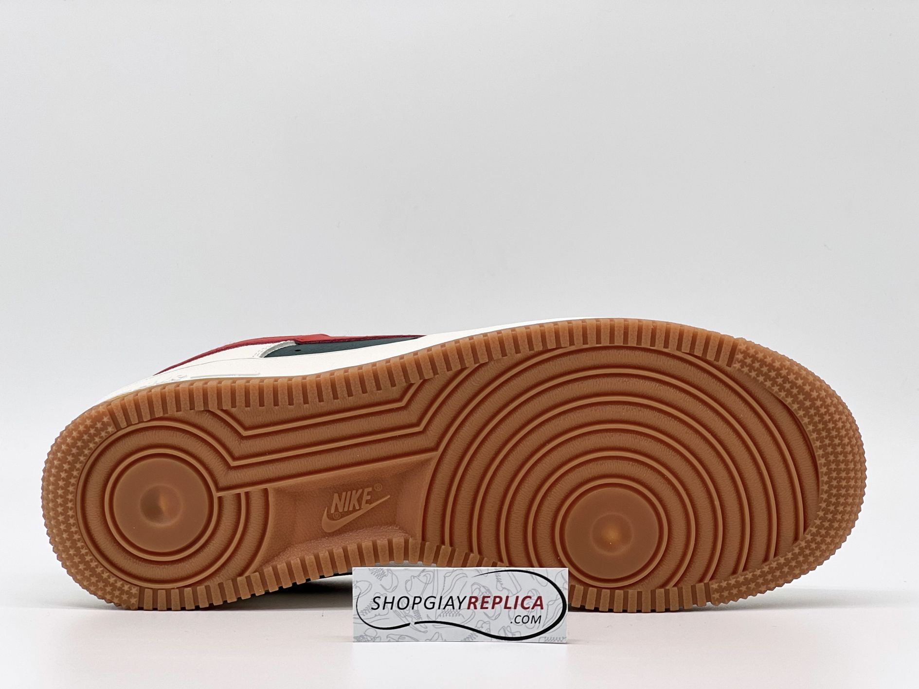 Giày Nike Air Force 1 Low ID Gucci Cream Green Red Like Auth