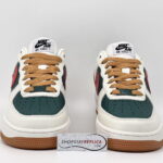 Giày Nike Air Force 1 Low ID Gucci Cream Green Red Like Auth