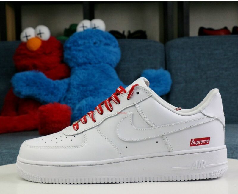 Giày Nike Air Force 1 Low Supreme White Like Auth