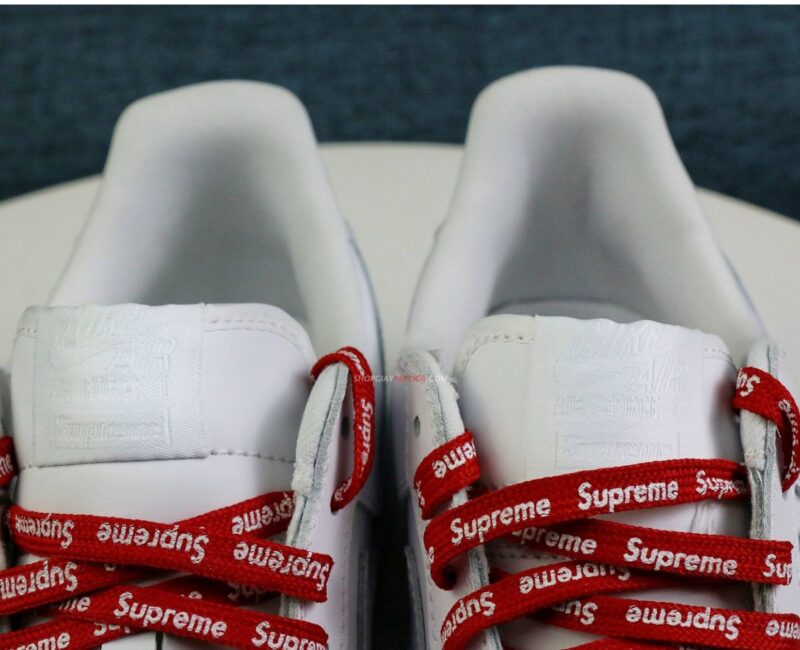 Giày Nike Air Force 1 Low Supreme White Like Auth