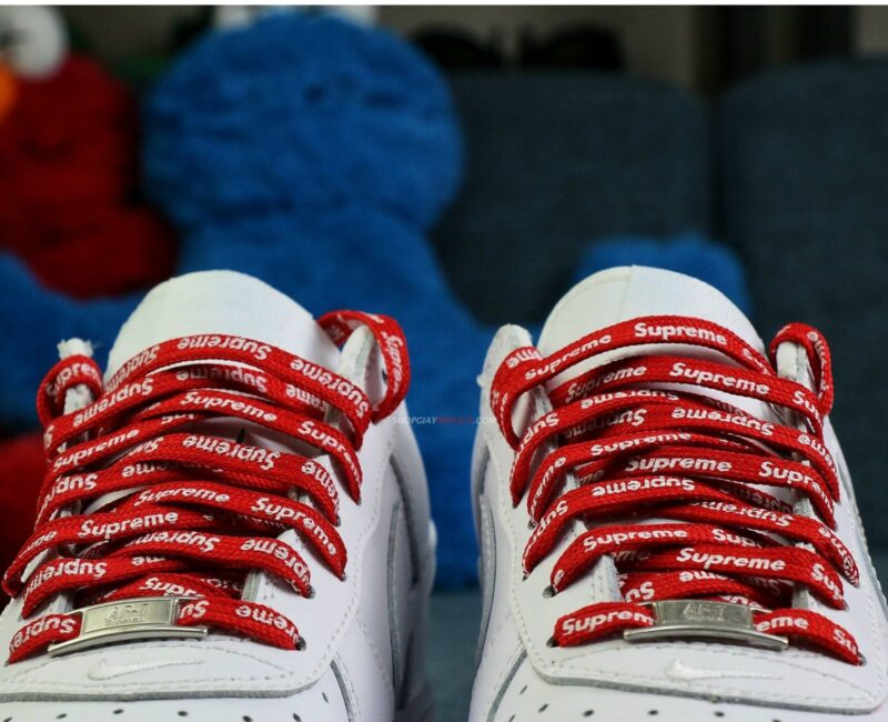 Giày Nike Air Force 1 Low Supreme White Like Auth