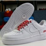 Giày Nike Air Force 1 Low Supreme White Like Auth