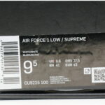 Giày Nike Air Force 1 Low Supreme White Like Auth
