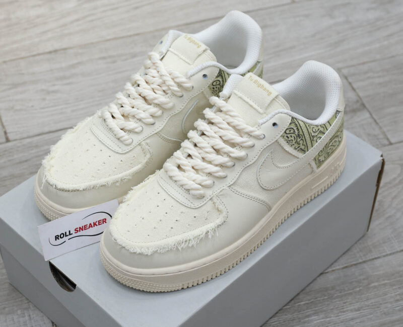 Giày Nike Air Force 1 Low Custom Paisley Dây Thừng