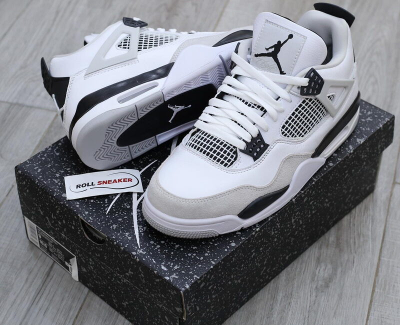 Giày Nike Air Jordan 4 Retro 'Military Black' Like Auth