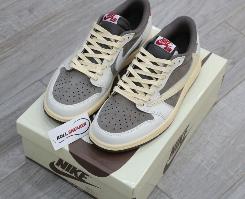 Giày Nike Air Jordan 1 Low Travis Scott ‘Reverse Mocha’ Like Auth