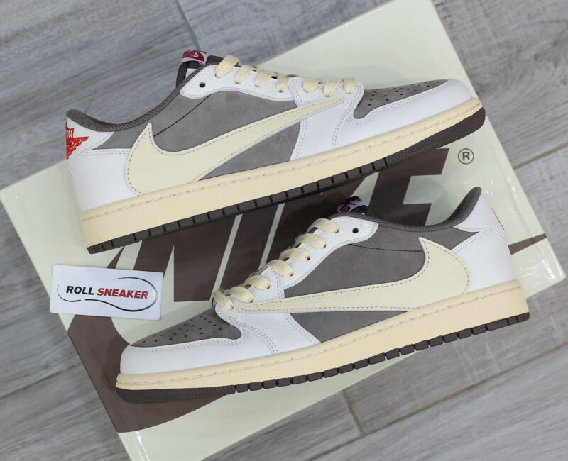Giày Nike Air Jordan 1 Low Travis Scott ‘Reverse Mocha’ Like Auth