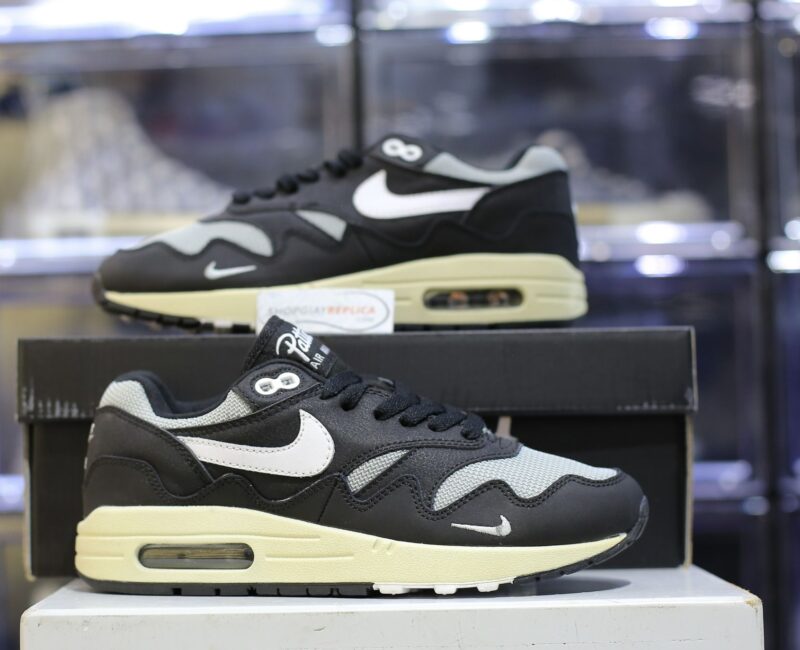 Giày Nike Air Max 1 x Patta Đen 'Black' Like Auth