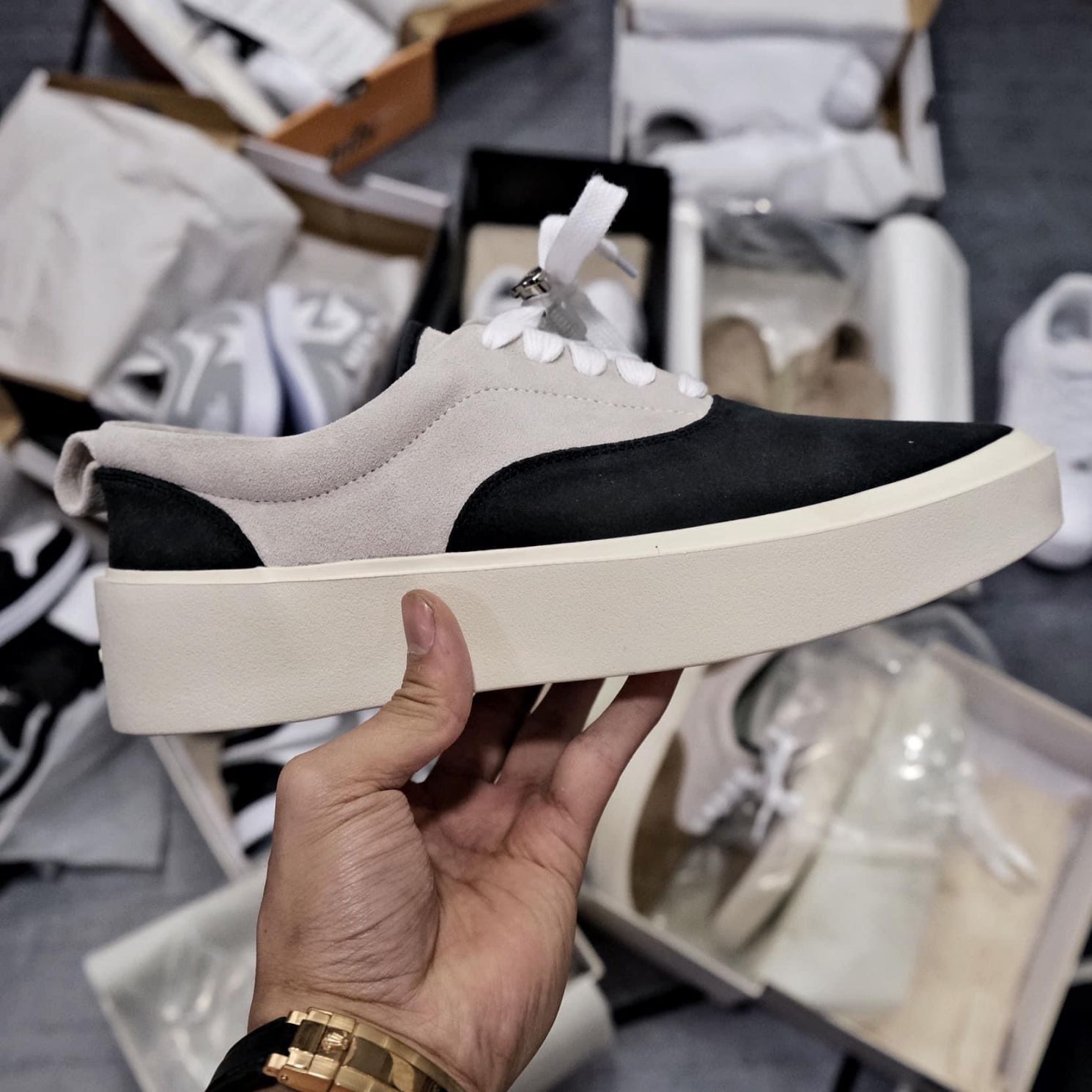 Giày Fear of God 101 Fog Low Top Like Auth