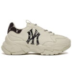 Giày MLB Mono Heel New York Yankees Black Đen rep 1:1