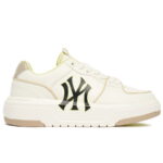Giày MLB Chunky Liner New York Yankees Beige rep 1:1