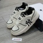 Giày MLB Chunky Liner New York Yankees White Black Đen rep 1:1