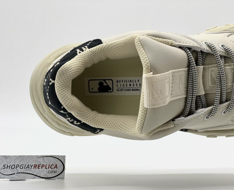 Giày MLB Mono Heel New York Yankees Black Đen rep 1:1