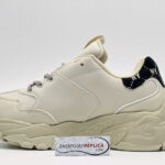 Giày MLB Mono Heel New York Yankees Black Đen rep 1:1