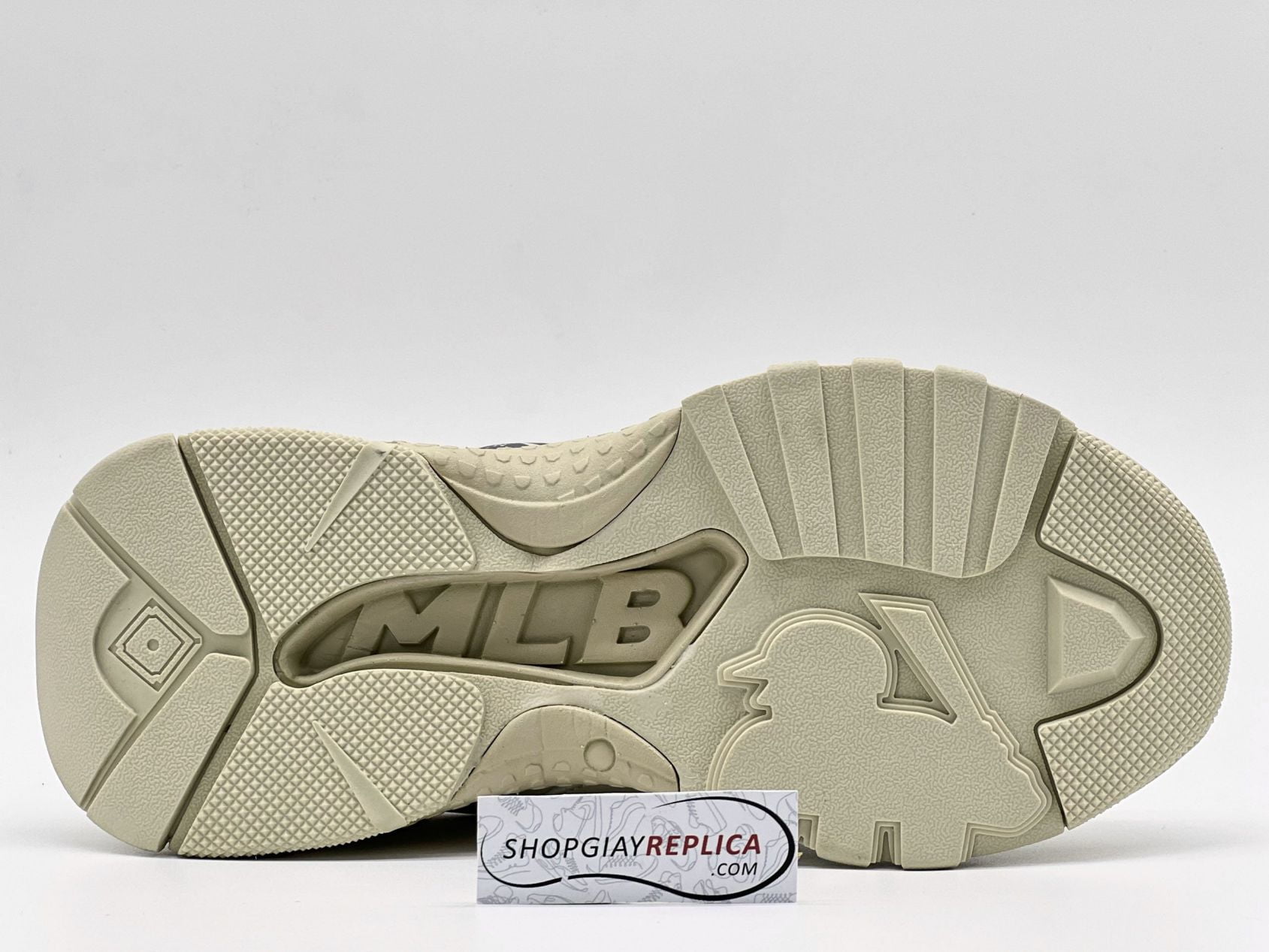 Giày MLB BigBall Chunky Mono Heel New York Yankees Black