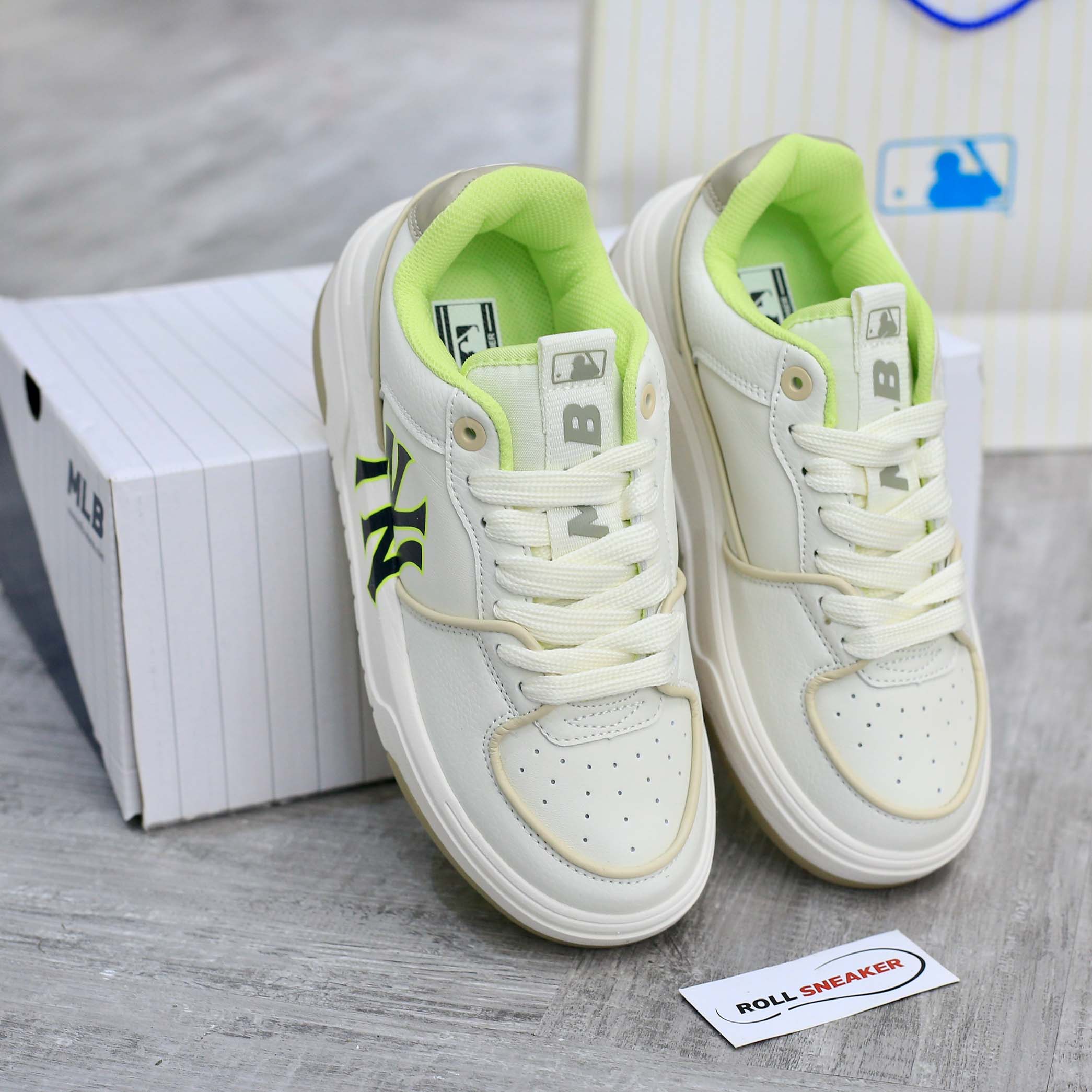 MLB Chunky Liner New York Yankees Beige