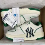 Giày MLB Chunky Liner New York Yankees White Green rep 1:1