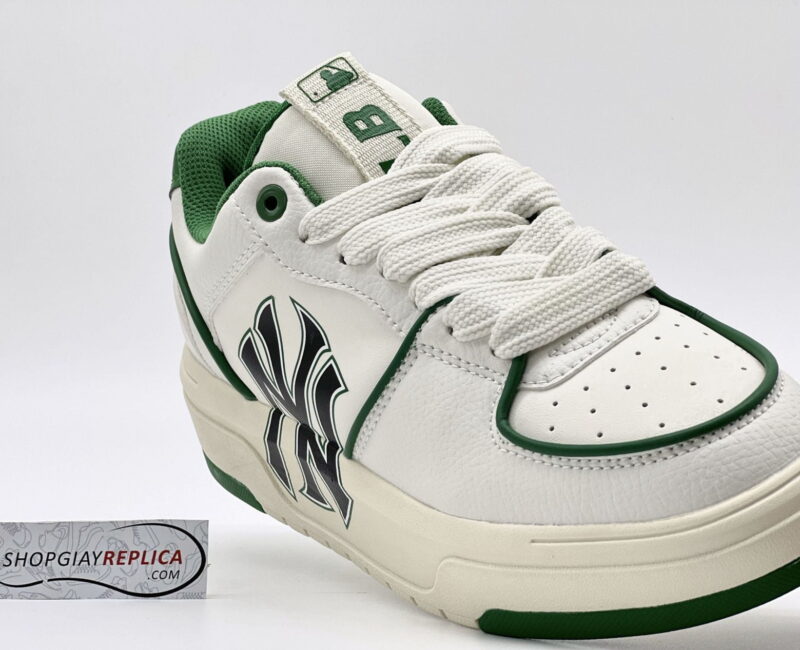 Giày MLB Chunky Liner New York Yankees White Green rep 1:1