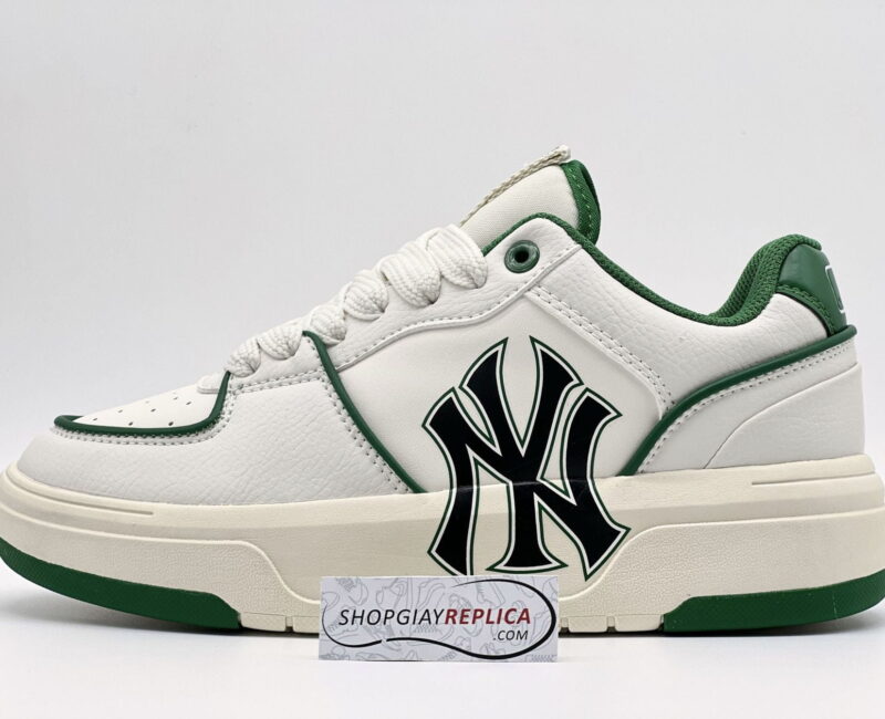 Giày MLB Chunky Liner New York Yankees White Green rep 1:1