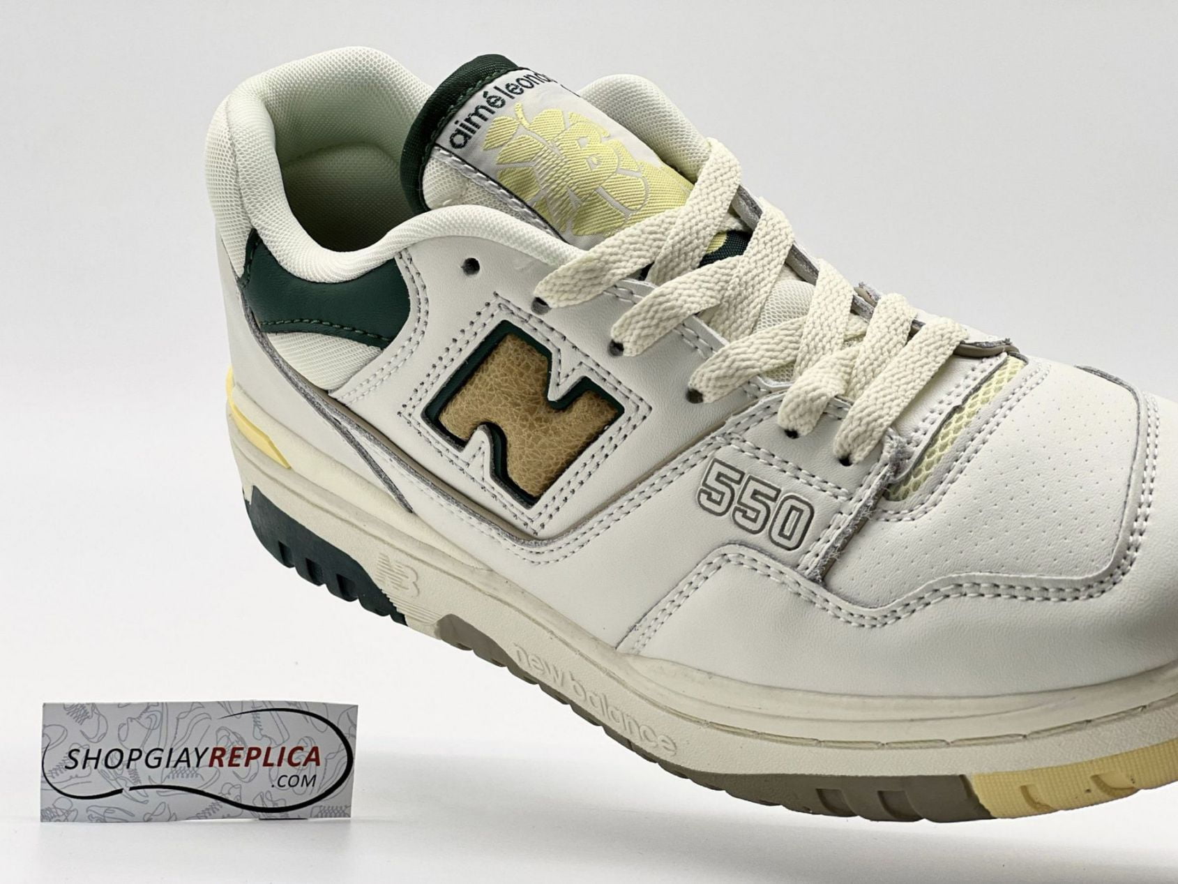 Giày New Balance Aimé Leon Dore x 550 Natural Green
