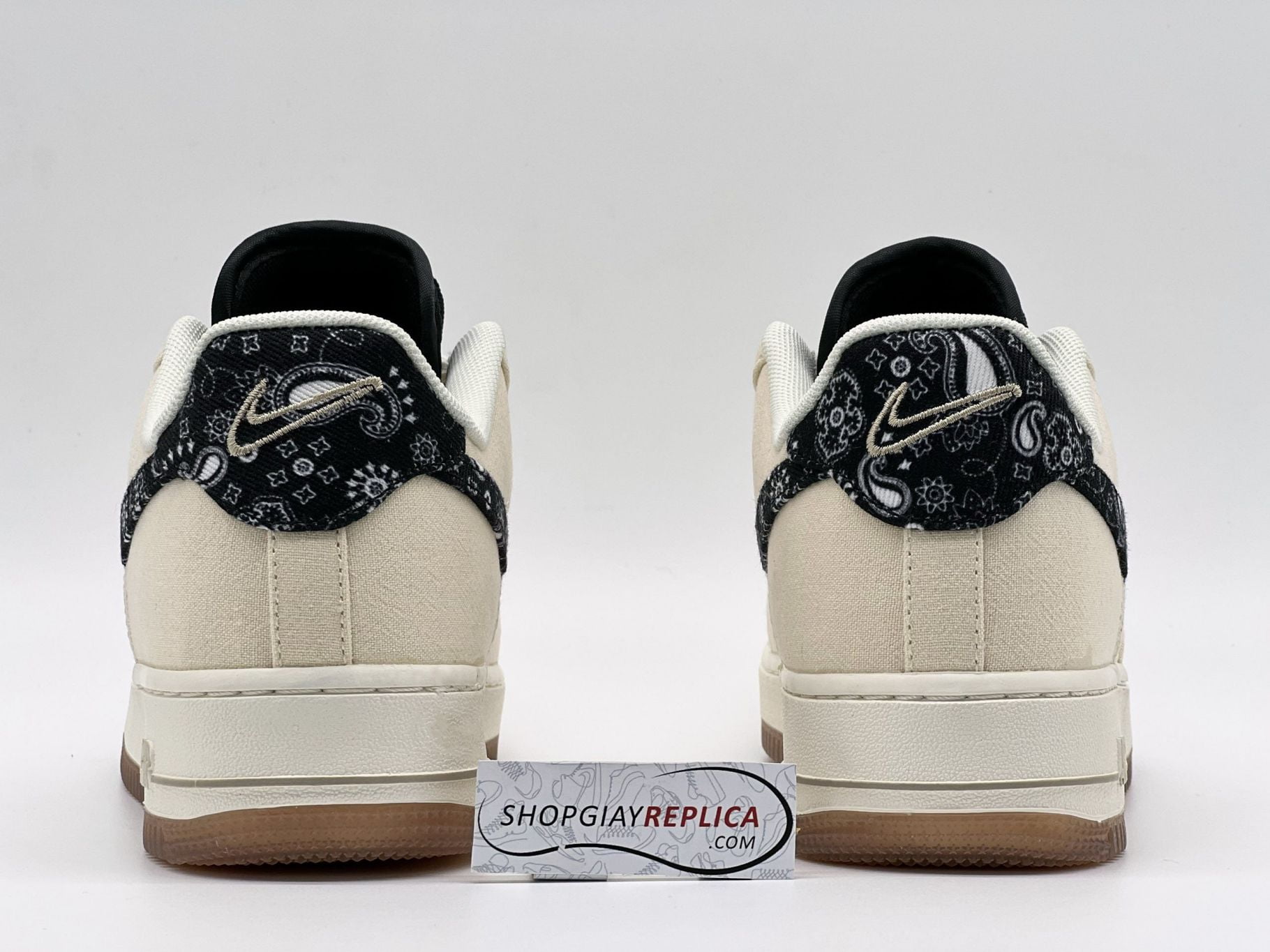 Giày Nike Air Force 1 af1 Low Paisley Swoosh Like Auth