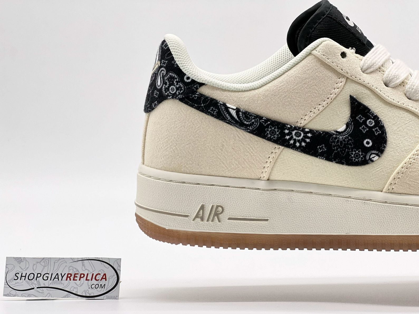 Giày Nike Air Force 1 af1 Low Paisley Swoosh Like Auth