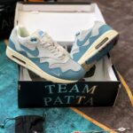 Giày Nike Air Max 1 x Patta ‘Aqua Noise’ Rep 1:1 Like Auth Xanh