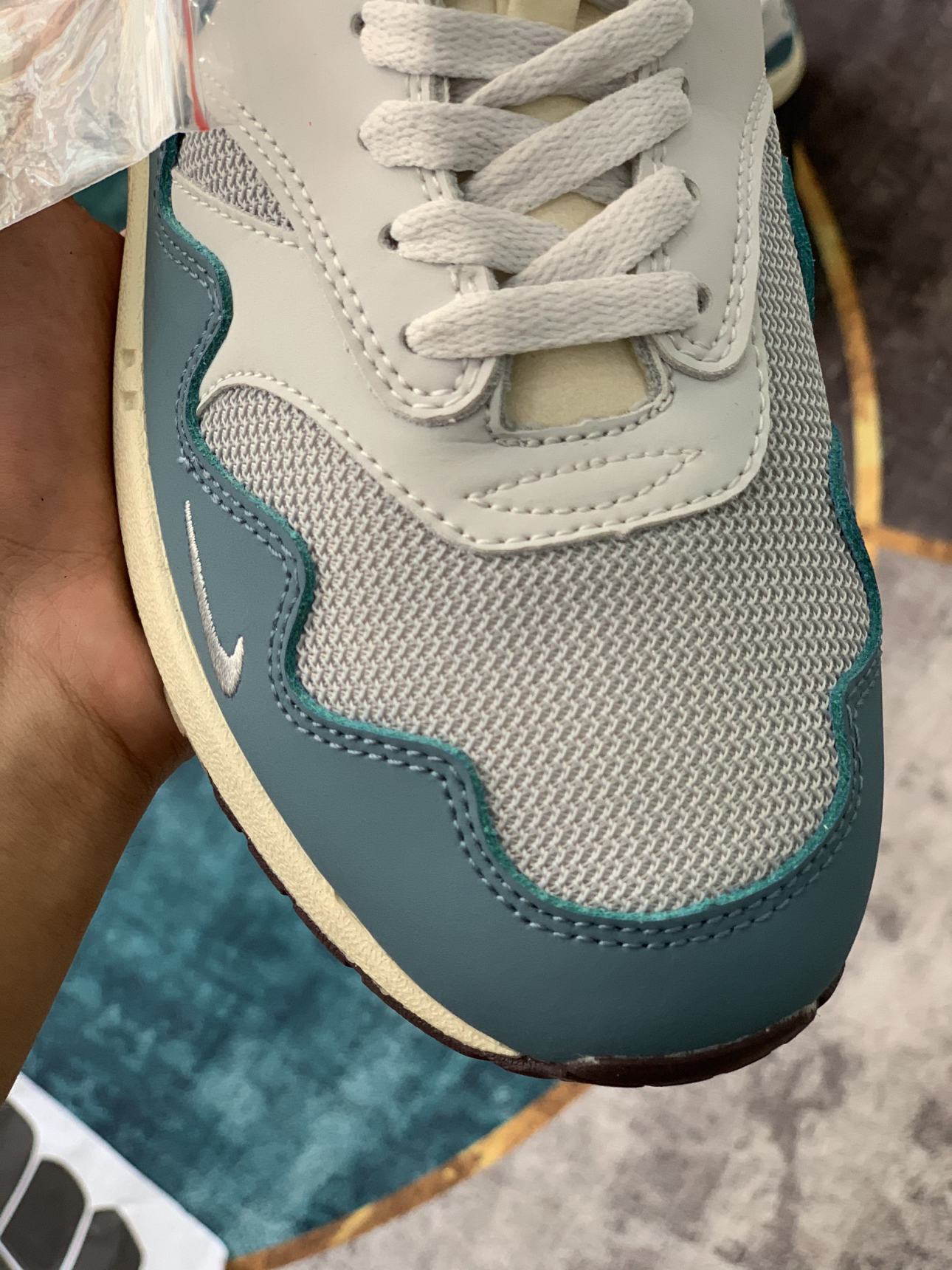 Giày Nike Air Max 1 x Patta ‘Aqua Noise’ Like Auth