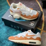 Giày Nike Air Max 1 x Patta Waves ‘Monarch’ rep 1:1 Like Auth màu cam