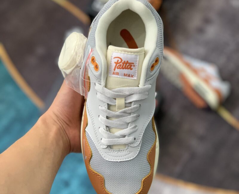 Giày Nike Air Max 1 x Patta Waves ‘Monarch’ Like Auth