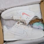 Giày và hộp Nike Dunk Disrupt Trắng 2 Pale Ivory rep 1:1 Like Auth