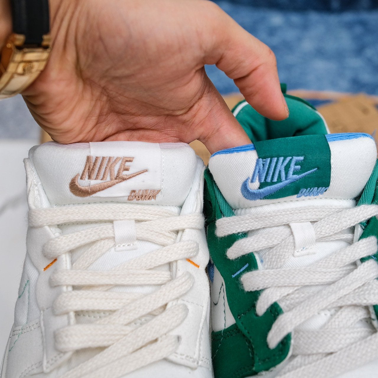 lưỡi dây Giày Nike Dunk Disrupt Trắng 2 Pale Ivory rep 1:1 Like Auth