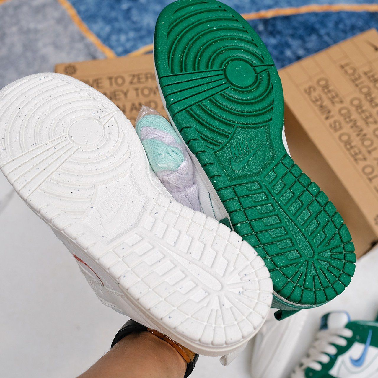 đế Giày Nike Dunk Disrupt Trắng 2 Pale Ivory rep 1:1 Like Auth