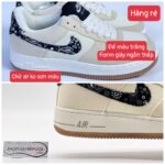 so sánh giày air force 1 af1 paisley chuẩn like auth và rep 1:1