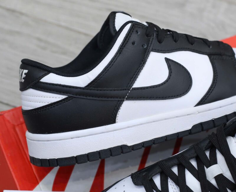 gót mông chuẩn giày nike dunk black white like auth
